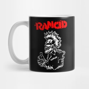 punx with bottle red type top Mug